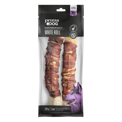 Vit tuggrulle-Kyckling eller Anka 170gr-550gr SORT ANKA & LÄNGD 25 CM & ANTAL 2 ST & MÄNGD 220 G