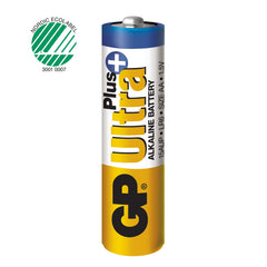 Ultra Plus Alkaline AA-batteri, 15AUP/LR6, 4-pack GUL/VIT / EN STL