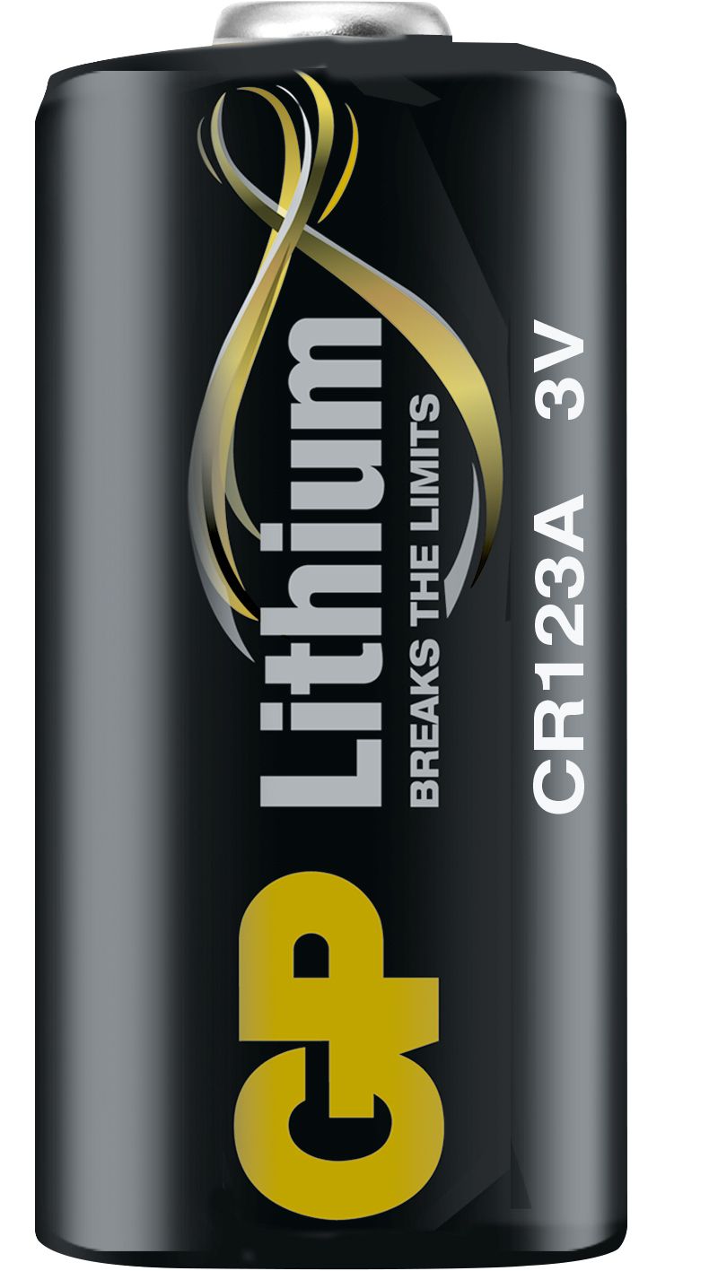 Pro Lithiumbatteri, CR123A, 1-pack SVART / EN STL
