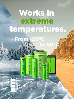 ReCyko AAA-batteri, 950mAh, 4-pack GRÖN / EN STL