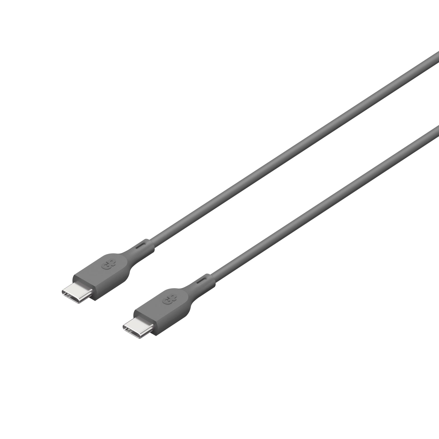 Essential USB-kabel CC2P, USB-C till USB-C 100W 2 meter GRÅ / 2 M