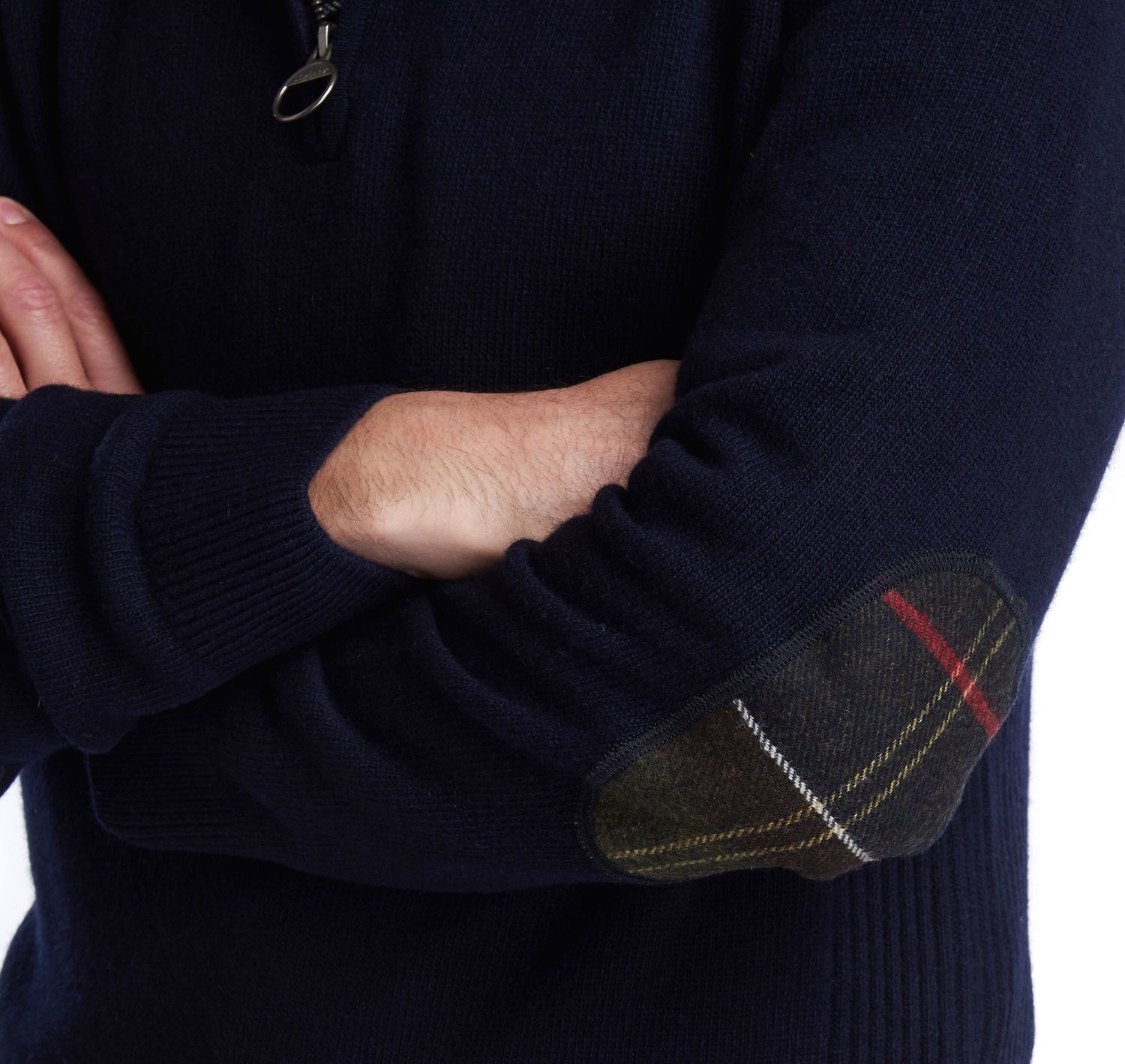Holden Half Zip, Herr - Stickad tröja NAVY / M