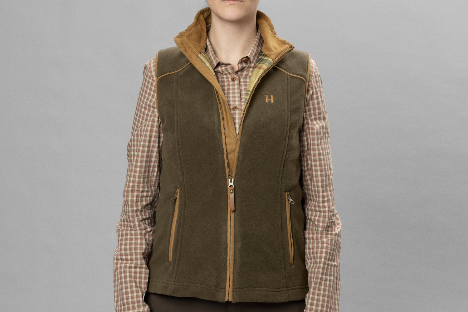 Sandhem 200 Waistcoat, Damväst WILLOW GREEN / S