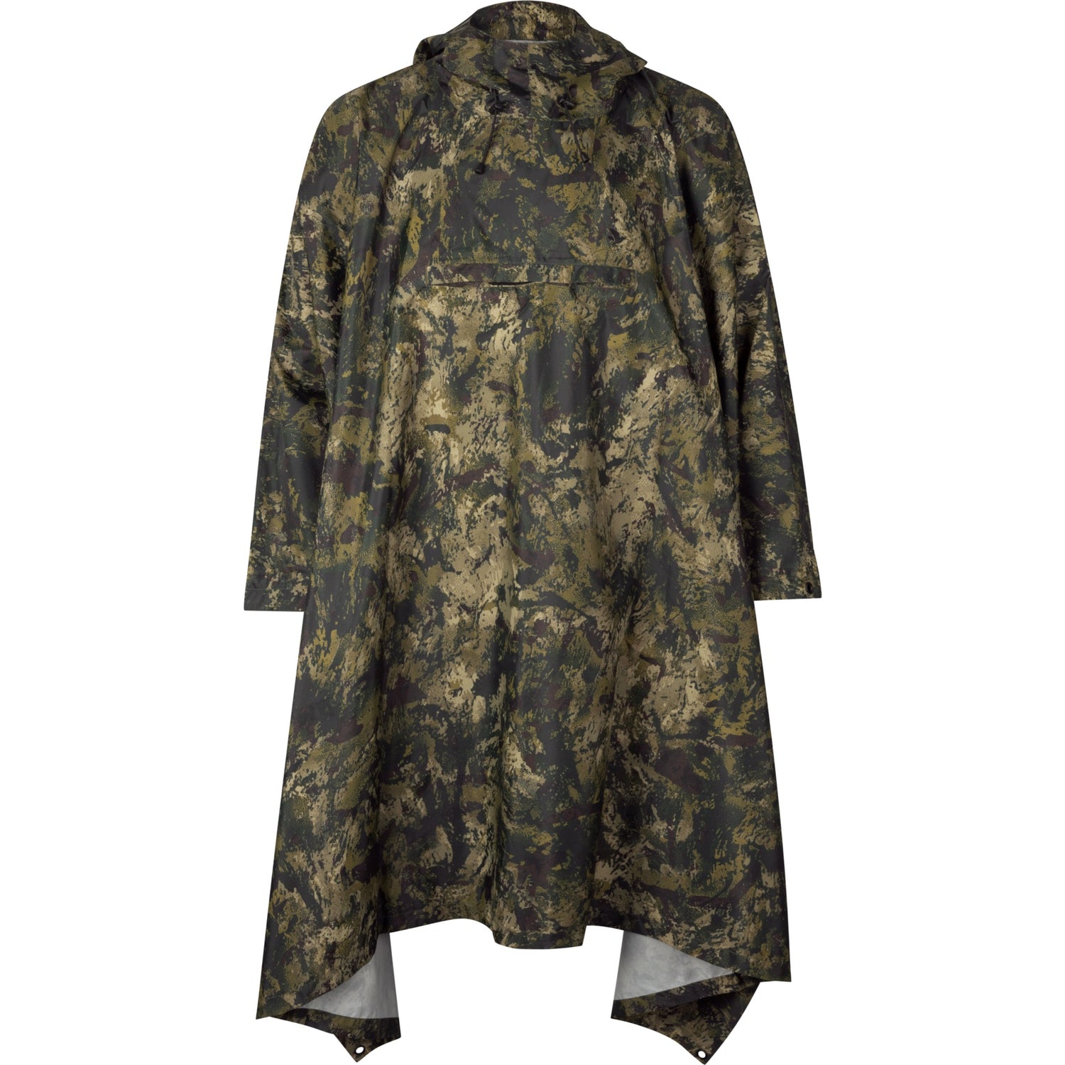 Taxus kamouflagemönstrad regnponcho INVIS GREEN / ONE SIZE