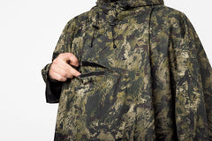 Taxus kamouflagemönstrad regnponcho INVIS GREEN / ONE SIZE