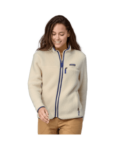 Women's Retro Pile Fleece Jacket NATURAL / L