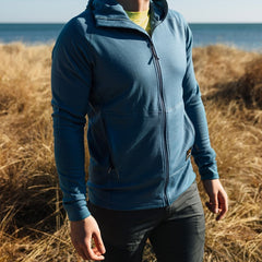 Tived Merino Hoodie Men DENIM BLUE / L