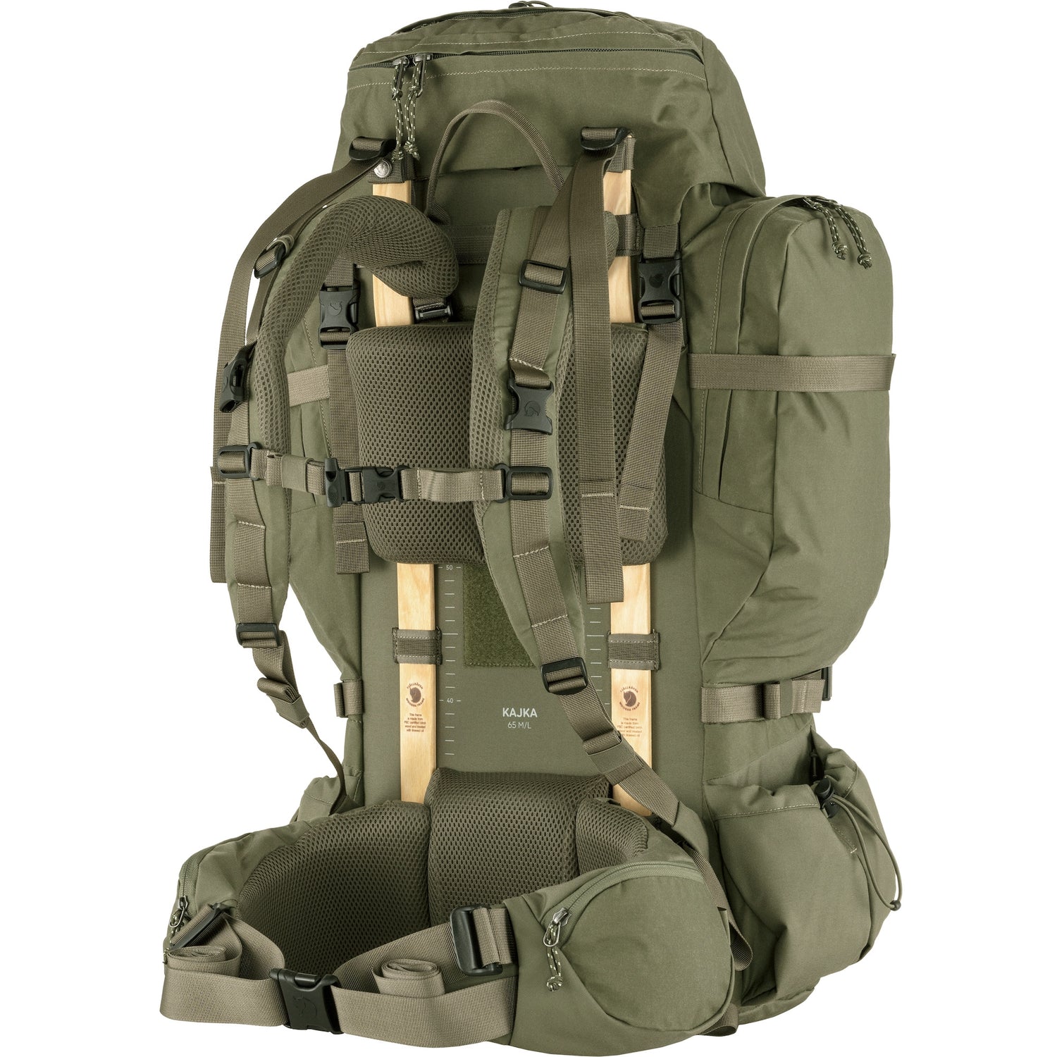 Kajka 65 Ryggsäck GREEN / S/M