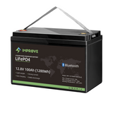 Lithium Batteri 100Ah 12V SVART / 100 AH / 12 VOLT