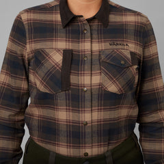 Aivak L/S Skjorta - Dam BURGUNDY / S