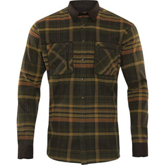 Skjorta Pajala GREEN/BROWN / S