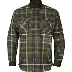Skjorta Pajala OLIVE CHECK / S