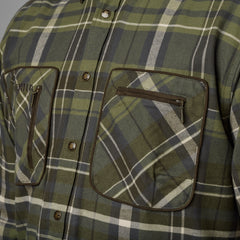 Skjorta Pajala OLIVE CHECK / S