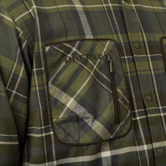 Skjorta Pajala OLIVE CHECK / S