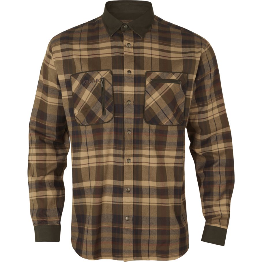 Skjorta Pajala BEIGE W/BROWN / 4XL