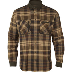 Skjorta Pajala BEIGE W/BROWN / 4XL
