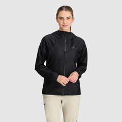 Womens Helium Rain Jacket BLACK / M