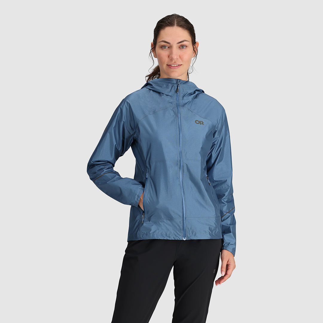 Womens Helium Rain Jacket OLYMPIC / M