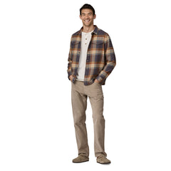 Men's Fjord Flannel Shirt SUNRISE RIDGE: FORGE GREY / S