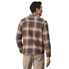 Men's Fjord Flannel Shirt SUNRISE RIDGE: FORGE GREY / XXL