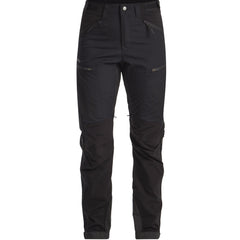 Makke Womens High Waist Curved Pant BLACK / 38