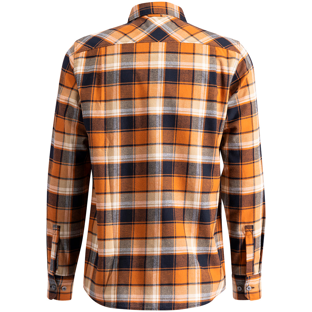 Järpen Plaid Flannel Shirt BRICK / M