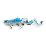 Sucker Crosstail BLUE GLITTER FLASH / 23 CM / 266 GRAM