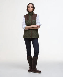 Keeper Gilet Vest Women OLIVE/ANCIENT TARTAN / 16