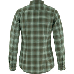 Övik Flannel Shirt Women DEEP FOREST-PATINA GREEN / XL
