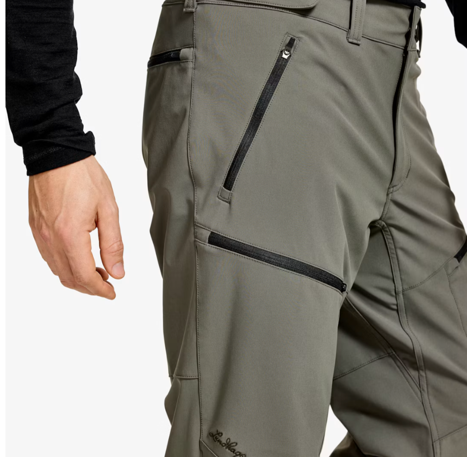 Padje Softshell Pants M - Vindtäta Softshellbyxor Herr för Vinteraktiviteter