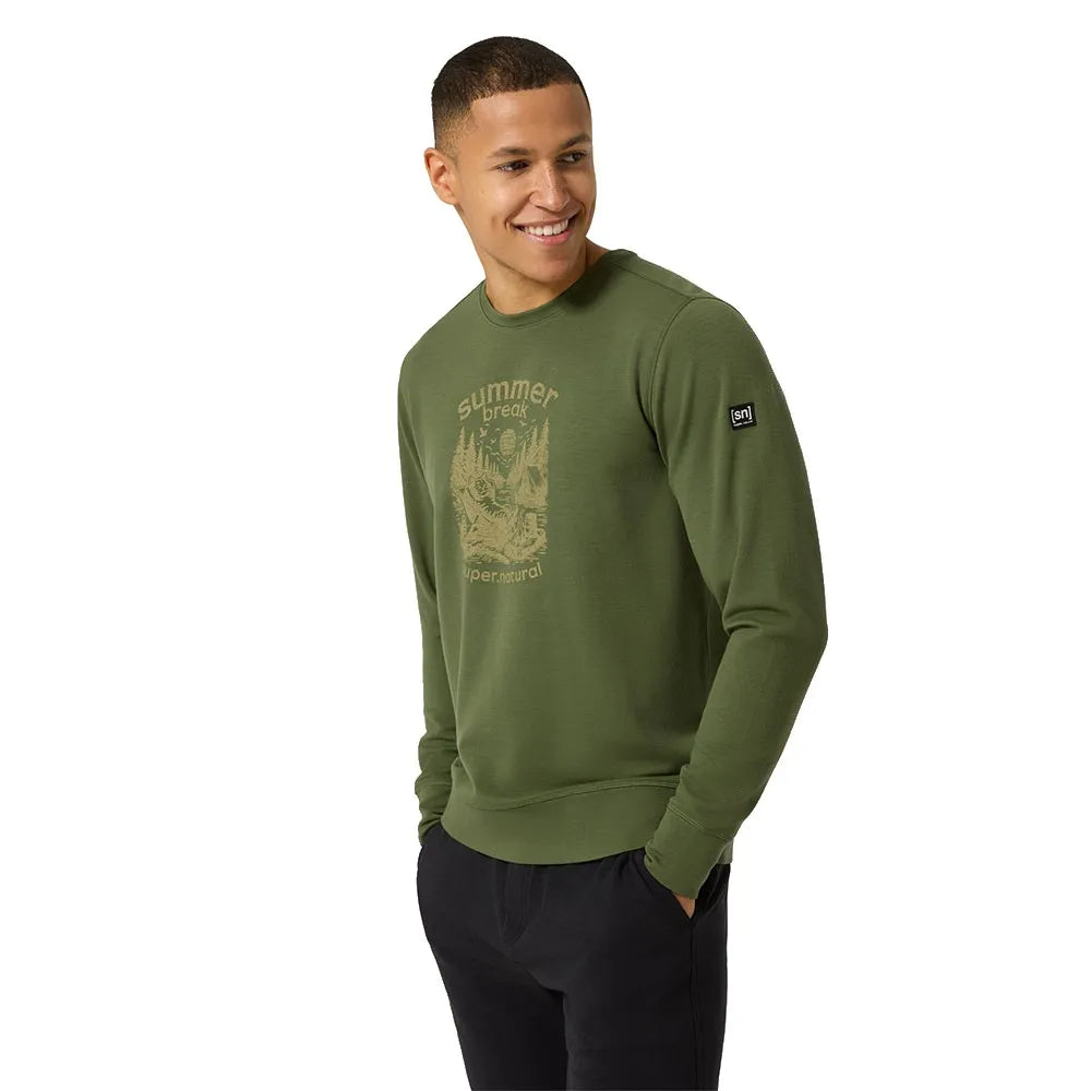 Mens sweatshirt Summer Break crew
