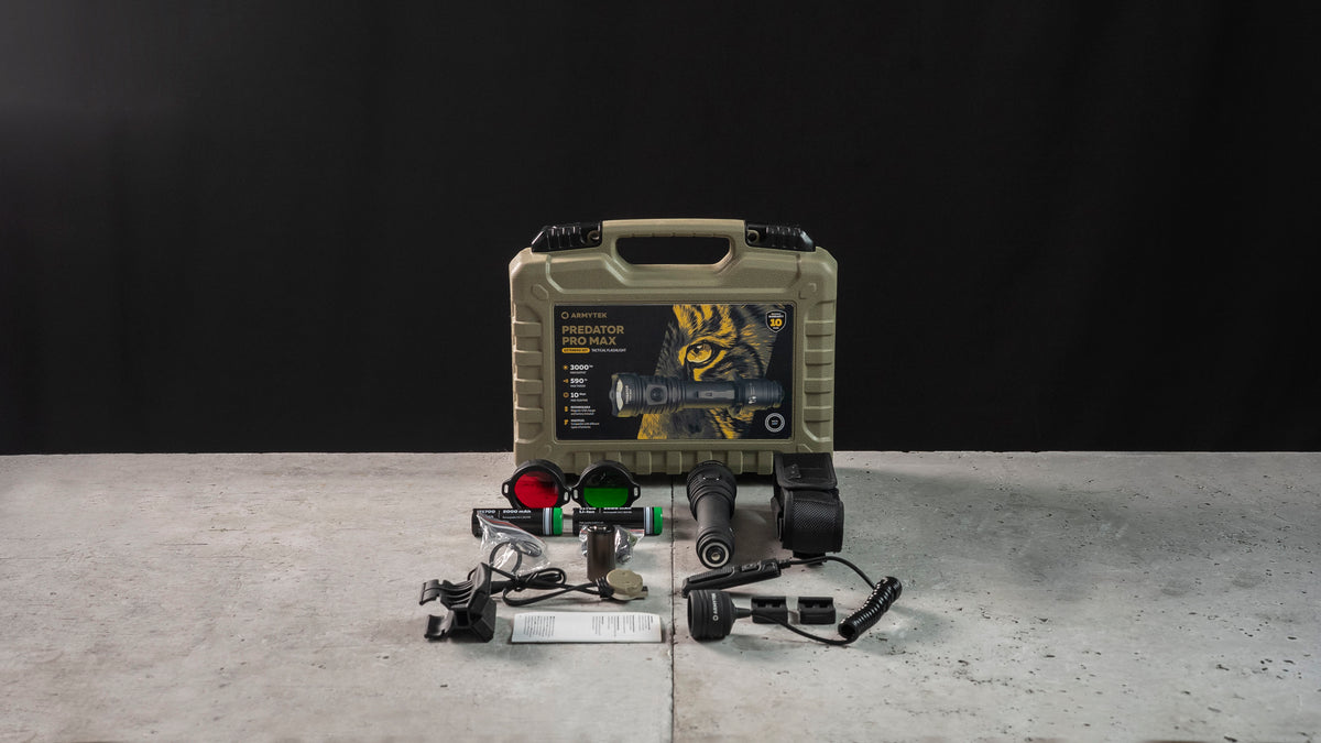 Lampa för jakt - Predator Pro Max Extended Set