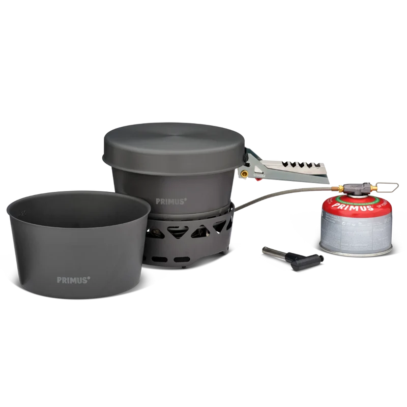 Primetech Stove Set II 2X2.3 W med stekpanna 2-5 personer