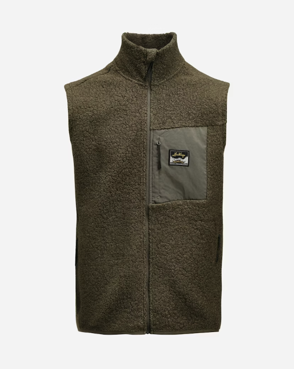 Flok Wool Mens Pile Vest