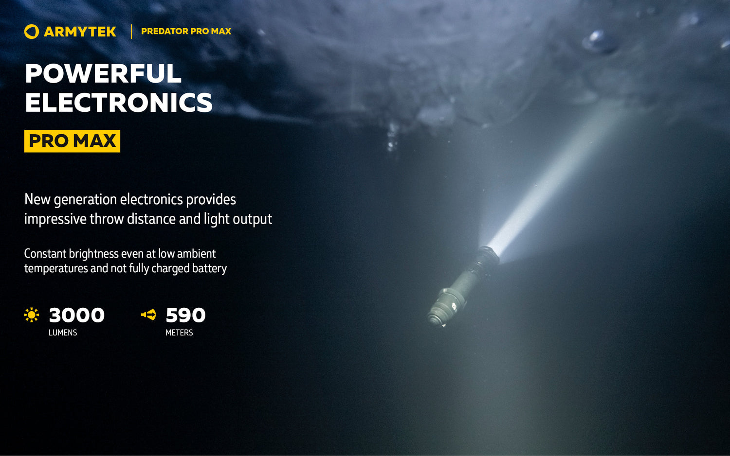 Predator Pro Max 3000 Lumen 590 meter