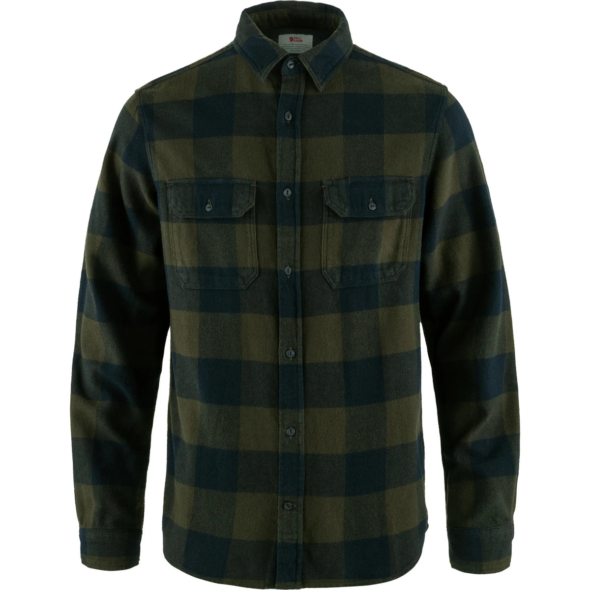 Övik Heavy Flannel Shirt Men - Robust flanellskjorta i ekologisk bomull