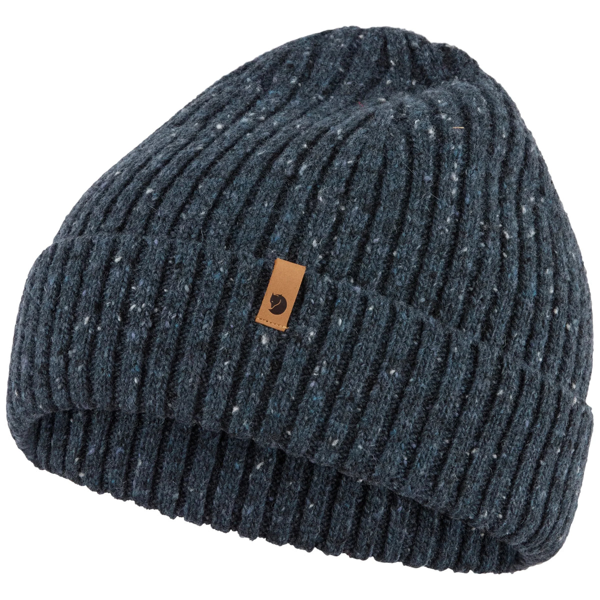 Övik Neps Beanie - ribbstickad mössa i merinoull