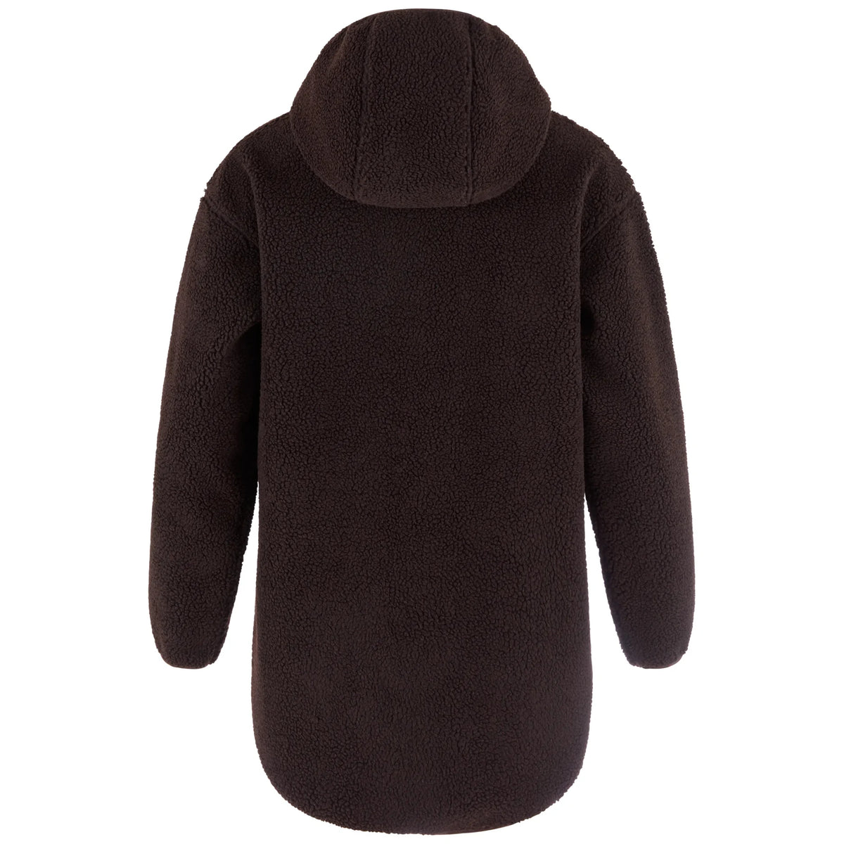 Vardag Pilejacka Fleece Long W - Varm fleecejacka med huva för dam